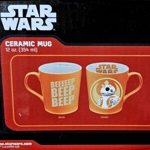 STAR WARS Orange BB-8 Ceramic Mug NIB